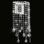 Wall lamp with rectangular silver glass beads E14 by , Lamps - Ref: Foro24-281588, Price: 28,99 €, Discount: %