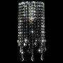 Wall lamp with rectangular silver glass beads E14 by , Lamps - Ref: Foro24-281588, Price: 28,99 €, Discount: %