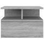 Mesita de noche flotante madera gris Sonoma 40x31x27 cm de vidaXL, Mesitas de noche - Ref: Foro24-815314, Precio: 37,44 €, De...