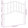 Kopfteil aus schwarzem Metall, 90 cm von , Kopf- und Fußteile - Ref: Foro24-373817, Preis: 20,80 €, Rabatt: %