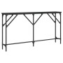 Mesa consola madera de ingeniería negro 140x23x75 cm de , Mesas auxiliares - Ref: Foro24-837772, Precio: 65,33 €, Descuento: %