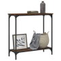 Brown oak engineered wood console table 75x30.5x75 cm by , Side tables - Ref: Foro24-837711, Price: 39,58 €, Discount: %