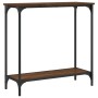 Brown oak engineered wood console table 75x30.5x75 cm by , Side tables - Ref: Foro24-837711, Price: 39,58 €, Discount: %