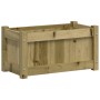 Outdoor planters 2 units impregnated pine wood by , Pots and planters - Ref: Foro24-837448, Price: 62,04 €, Discount: %