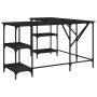 Black engineered wood desk 139x139x75 cm by , Desks - Ref: Foro24-837592, Price: 99,67 €, Discount: %