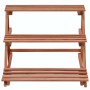 3-tier cedar wood plant stand 48x45x40 cm by vidaXL, Pot stands - Ref: Foro24-246436, Price: 29,33 €, Discount: %