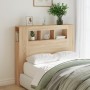 LED headboard engineered wood Sonoma oak 120x18.5x103.5 cm by , Headboards and footboards - Ref: Foro24-837339, Price: 79,99 ...