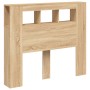 Cabecero LED madera ingeniería roble Sonoma 120x18,5x103,5 cm de , Cabeceros y pies de cama - Ref: Foro24-837339, Precio: 79,...