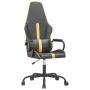 Gaming-Stuhl mit Massage-Gold und schwarzem Kunstleder von , Gaming-Stühle - Ref: Foro24-345559, Preis: 125,27 €, Rabatt: %