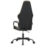 Silla gaming con masaje cuero sintético dorado y negro de , Sillones para videojuegos - Ref: Foro24-345559, Precio: 125,27 €,...