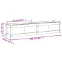 Garden planters 2 units solid Douglas wood by , Pots and planters - Ref: Foro24-837481, Price: 147,99 €, Discount: %