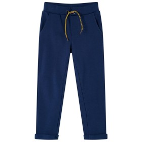 Children's pants with navy blue drawstring 92 by , kids pants - Ref: Foro24-12984, Price: 10,99 €, Discount: %