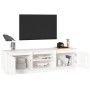 Mueble de TV madera maciza de pino blanco 140x35x40 cm de , Muebles TV - Ref: Foro24-840413, Precio: 111,71 €, Descuento: %