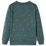 Sudadera infantil verde oscuro melange 116 de , Camisetas para niños - Ref: Foro24-12971, Precio: 13,38 €, Descuento: %