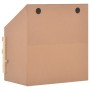 Chicken nesting box with 2 pine wood compartments 63x40x65cm by vidaXL, Egg incubators - Ref: Foro24-170651, Price: 66,19 €, ...