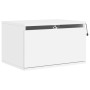 Wall bedside table with white LED lights by , Nightstands - Ref: Foro24-836826, Price: 49,50 €, Discount: %