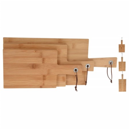 Excellent Houseware 3-Piece Bamboo Cutting Board Set with Stand by , Chopping boards - Ref: Foro24-447450, Price: 22,93 €, Di...