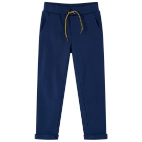 Pantalones infantiles con cordón azul marino 116 de , Pantalones de niños - Ref: Foro24-12986, Precio: 12,99 €, Descuento: %