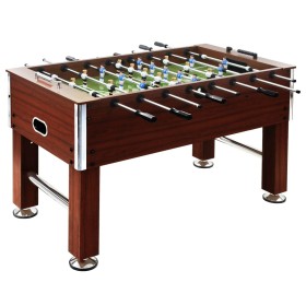 Steel foosball table 60 kg brown 140x74.5x87.5 cm by vidaXL, Foosball tables - Ref: Foro24-91439, Price: 335,87 €, Discount: %