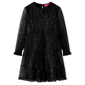 Vestido infantil de manga larga negro 104 de , Vestidos de niños - Ref: Foro24-14883, Precio: 15,57 €, Descuento: %