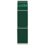 Green galvanized steel log holder 80x45x190 cm by , Firewood bags and holders - Ref: Foro24-364540, Price: 56,46 €, Discount: %