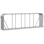 Leñero de acero galvanizado gris claro 300x45x100 cm de , Bolsas y soportes de leña - Ref: Foro24-364556, Precio: 66,17 €, De...