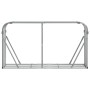 Leñero de acero galvanizado gris claro 180x45x100 cm de , Bolsas y soportes de leña - Ref: Foro24-364554, Precio: 52,97 €, De...