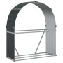 Leñero de acero galvanizado gris antracita 120x45x140 cm de , Bolsas y soportes de leña - Ref: Foro24-364561, Precio: 52,56 €...