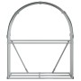 Leñero de acero galvanizado gris antracita 120x45x140 cm de , Bolsas y soportes de leña - Ref: Foro24-364561, Precio: 52,56 €...