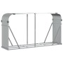 Leñero de acero galvanizado plateado 180x45x100 cm de , Bolsas y soportes de leña - Ref: Foro24-364594, Precio: 54,45 €, Desc...