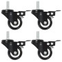 Swivel wheels with brakes 4 units 50 mm by , Material handling - Ref: Foro24-143440, Price: 18,11 €, Discount: %