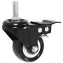 Swivel wheels with brakes 4 units 50 mm by , Material handling - Ref: Foro24-143440, Price: 18,11 €, Discount: %