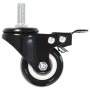 Swivel wheels with brakes 4 units 50 mm by , Material handling - Ref: Foro24-143440, Price: 18,11 €, Discount: %