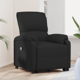 Sillón elevable tela negro de , Sillones - Ref: Foro24-3100384, Precio: 232,99 €, Descuento: %