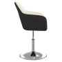 Dining chairs 2 units black and white synthetic leather by , dining chairs - Ref: Foro24-339502, Price: 188,31 €, Discount: %