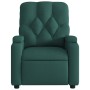 Sillón de masaje reclinable de tela verde oscuro de , Sillones - Ref: Foro24-372497, Precio: 241,77 €, Descuento: %