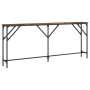 Konsolentisch Holzwerkstoff Eiche geräuchert 180x23x75 cm von , Seitentische - Ref: Foro24-837769, Preis: 70,99 €, Rabatt: %