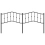 Cabecero de metal negro 193 cm de , Cabeceros y pies de cama - Ref: Foro24-373826, Precio: 34,94 €, Descuento: %