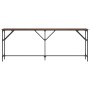 Mesa consola madera de ingeniería marrón roble 200x29x75 cm de , Mesas auxiliares - Ref: Foro24-837781, Precio: 71,84 €, Desc...