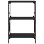 Librería de 3 estantes madera ingeniería negro 56x35x90,5 cm de , Librerías y estanterías - Ref: Foro24-837612, Precio: 44,77...