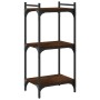 Bookshelf 3 shelves wood engineering oak brown 40x30x86 cm by , Bookcases and shelves - Ref: Foro24-837631, Price: 35,99 €, D...