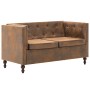 2 seater Chesterfield sofa upholstered in suede look by vidaXL, Sofas - Ref: Foro24-247156, Price: 339,60 €, Discount: %