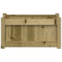 Pine wood planter box, treated, 60x31x31 cm by , Pots and planters - Ref: Foro24-837447, Price: 35,99 €, Discount: %