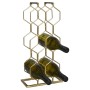 Home&Styling Wine rack for 8 bottles gold metal by , Wine racks - Ref: Foro24-447482, Price: 25,99 €, Discount: %