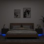 Mesitas de noche de pared con luces LED 2 unidades negro de , Mesitas de noche - Ref: Foro24-836815, Precio: 109,15 €, Descue...