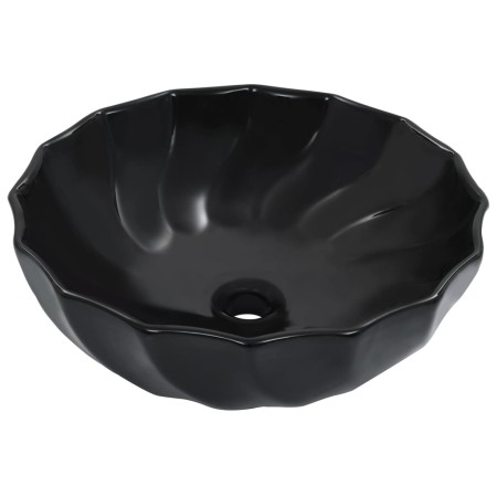 Lavabo 46x17 cm cerámica negro de vidaXL, Lavabos - Ref: Foro24-143922, Precio: 62,10 €, Descuento: %