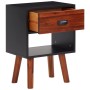 Solid acacia wood bedside table 40x30x57 cm by vidaXL, Nightstands - Ref: Foro24-243176, Price: 53,31 €, Discount: %