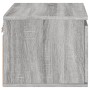 Wall-mounted bedside table with Sonoma gray LED lights by , Nightstands - Ref: Foro24-836836, Price: 48,65 €, Discount: %