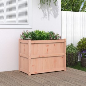 Jardinera madera maciza de abeto Douglas 90x50x70 cm de , Maceteros y jardineras - Ref: Foro24-837472, Precio: 86,99 €, Descu...