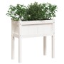 Planter with solid pine wood legs 70x31x70 cm by , Pots and planters - Ref: Foro24-837556, Price: 47,99 €, Discount: %